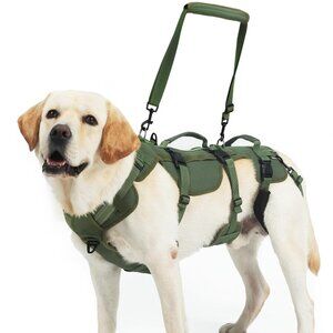 PUPTECK Dog Lift Harness L Green, Hind Leg Support Mobility Aid